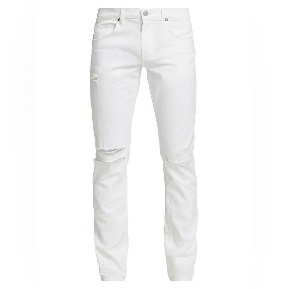 J Brand White Distressed Jeans - Picture 4 of 7
